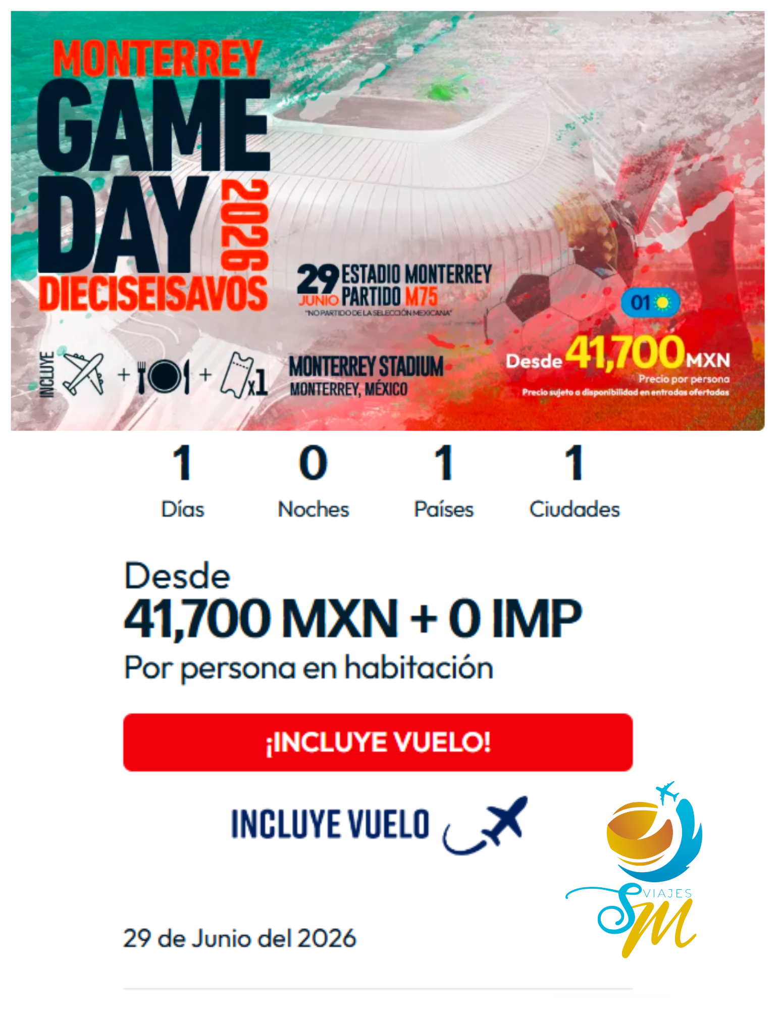 Póster Mundial 2026 Monterrey